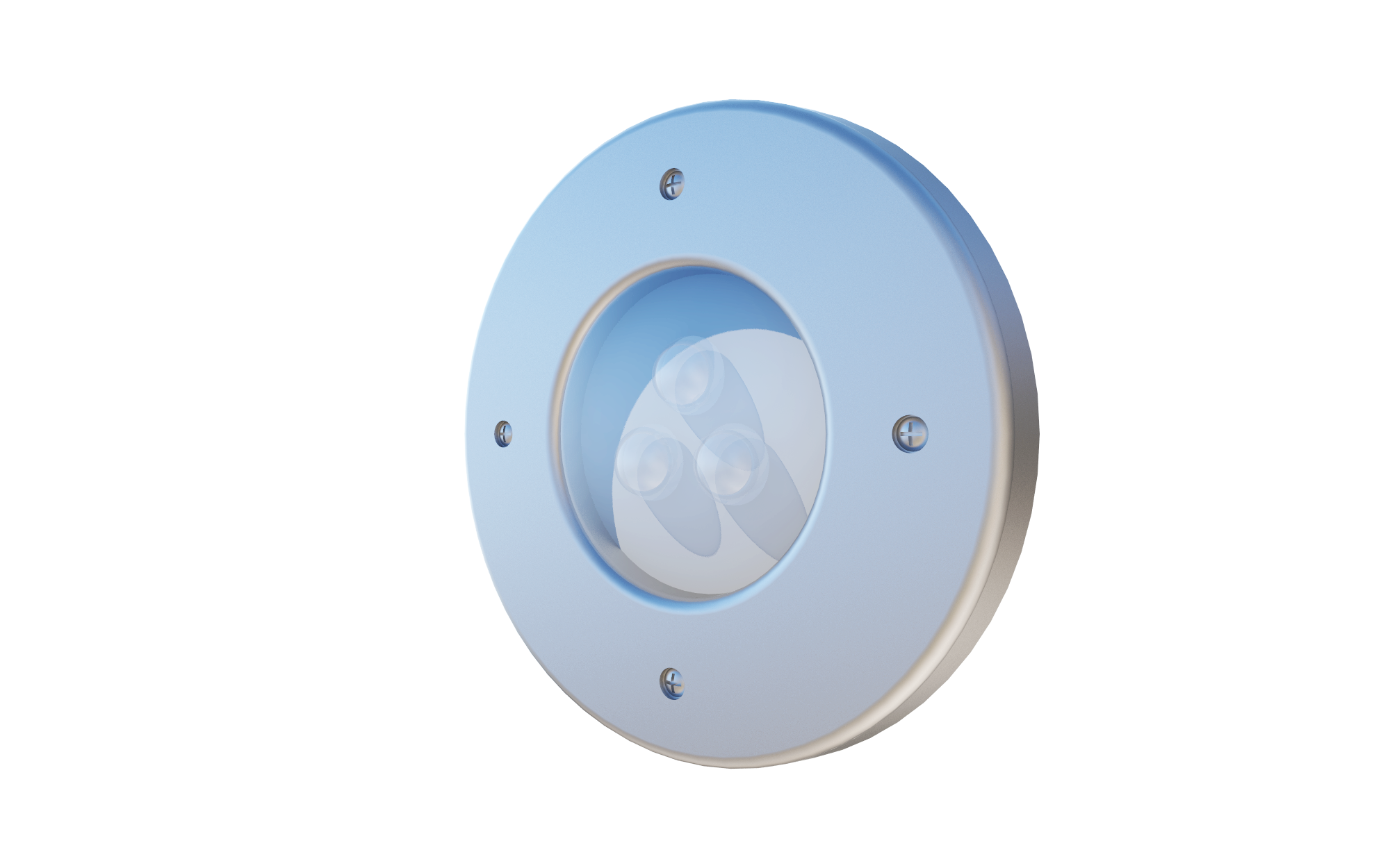 WIBRE LED biela Ø130 mm 