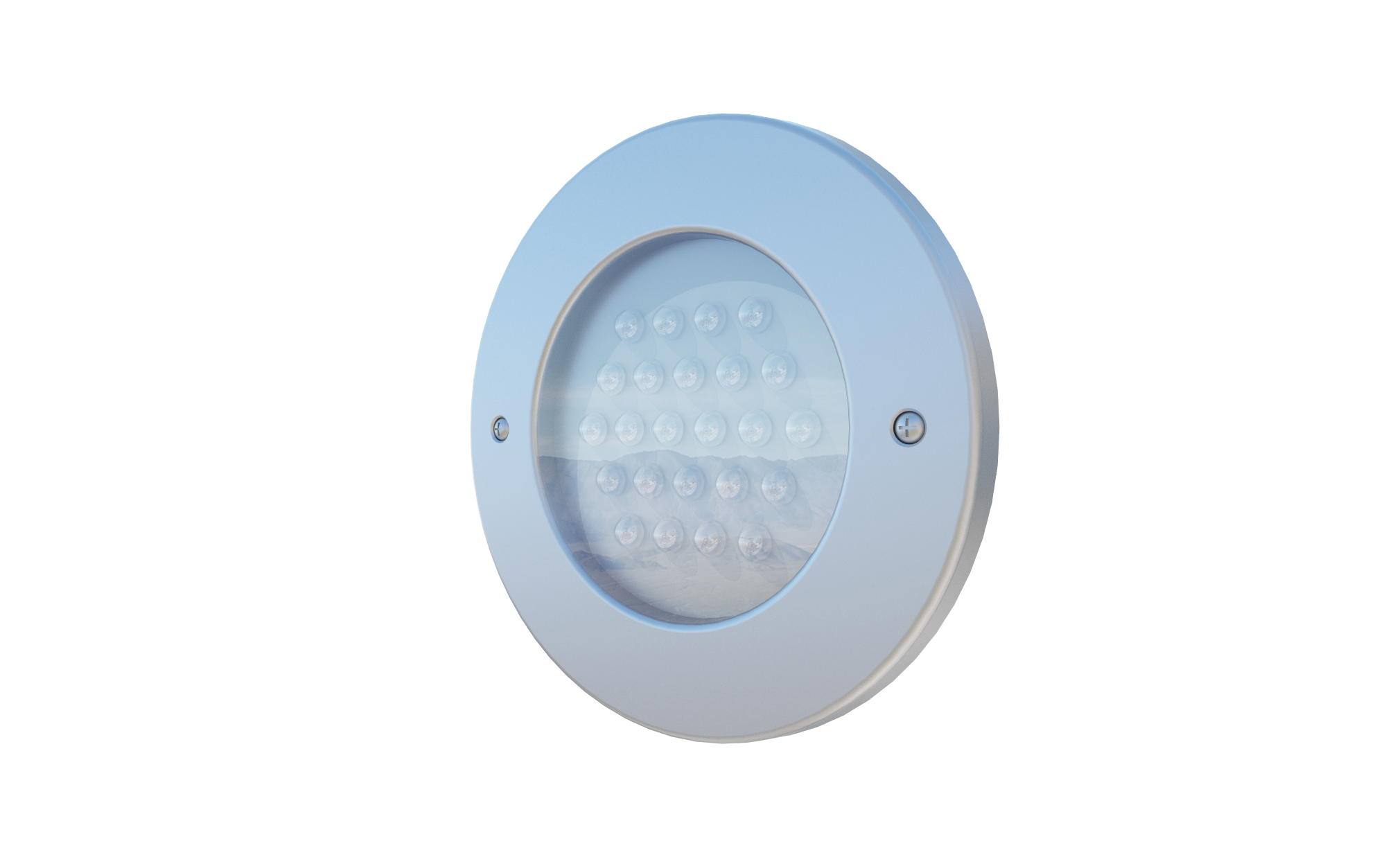 WIBRE LED biela Ø240 mm